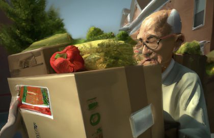 התנדבות – חלוקת מזון לקשישים ונזקקים